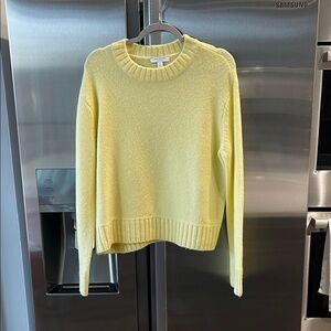 Ann Taylor Sunny Yellow Crew Neck Sweater